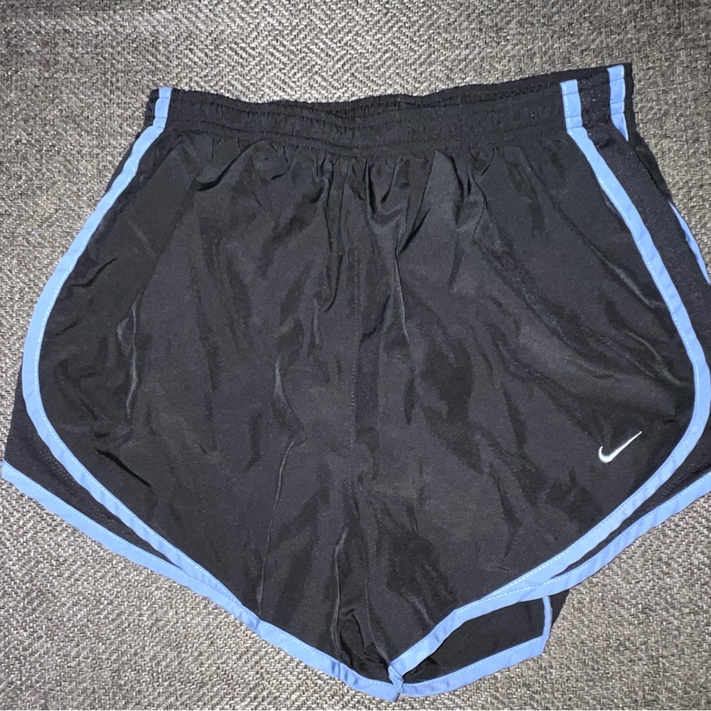 Black and blue Nike athletic shorts!